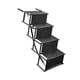 thumbnail image 4 of Rampa para perros para coche Jinwen Tela Oxford ligera 4 escalones Negro con estampado, 4 of 8