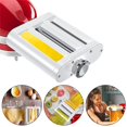 thumbnail image 2 of DJN 2025 New Meat Mincer Pasta Machine Accessories 3 For Mixers And Set Of Pasta Accessories Including Pasta Roller Pasta Cutter And Fettuccine Cutter For Pasta Plastic White One Size, 2 of 9
