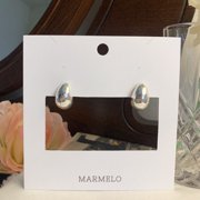 [Clip on] Simple Bold Teardrop Stud earrings