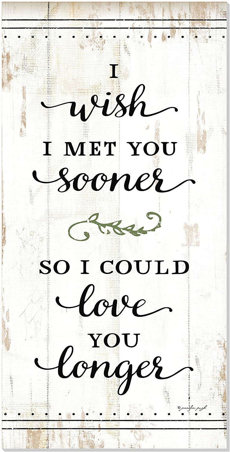 Cartello In Legno Stile Rustico Shiplap 'I Love You In The Morning' - Decorazione Da Parete 22,9 X 45,7 Cm
