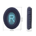 thumbnail image 2 of Replacement Ear Pads with High Density Memory Foam Soft Leather Ear Cushions Ear Pad Cushion Replacement for Bose Headphones, 2 of 9
