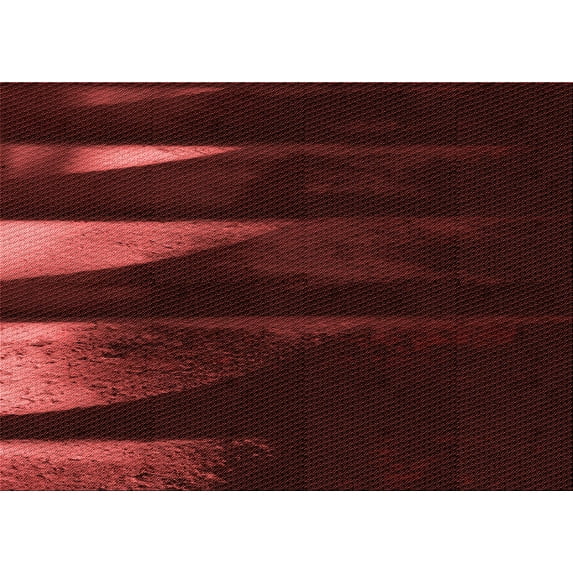 Ahgly Company Indoor Rectangle Patterned Dark Scarlet Red Area Rugs, 2' x 3'