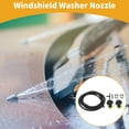 thumbnail image 2 of Unique Bargains Windshield Washer Nozzle Kit for Honda Pilot 2009-2014 No.76810SZAA01ZA with Gaskets,Hose Connector Fluid Hose, 2 of 6