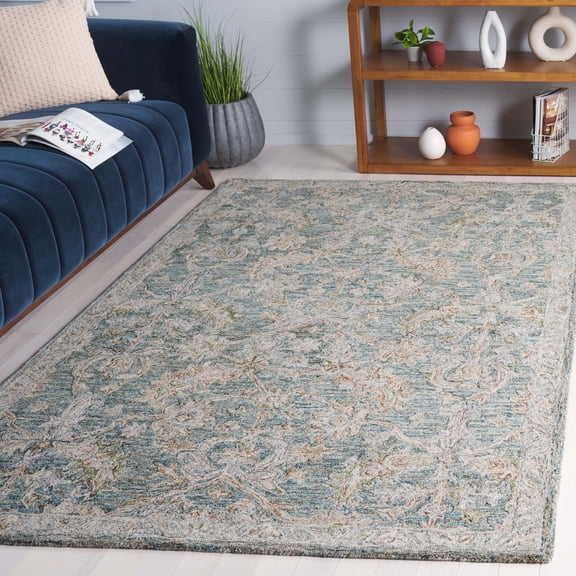 Safavieh Metro Phyliss Medallion Area Rug, Teal/Green, 5' x 8'