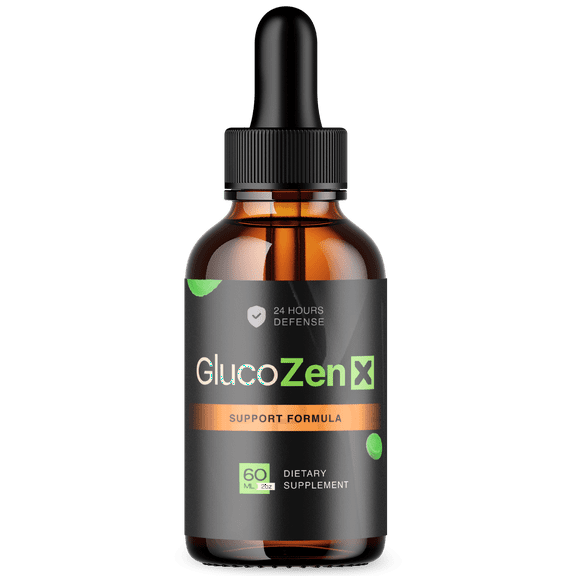Gluco Zen X Advanced Formula Drops Natural Support Supplement GlucoZenX 30 Servings