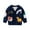 Blue, variant on KYAIGUO Baby Boys Cardigan Sweaters Jacket Toddler Sweater Fall & Winter Long Sleeve Open Front Button Sweater with Cute Animals Patterns down Knit Cardigan Kids Outwear for 3-8Y