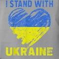 thumbnail image 3 of CafePress - Ukrainian Lover I Stand With Ukraine Heart T Shirt - Womens Comfort Colors® Shirt, 3 of 4