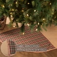 thumbnail image 3 of VHC Brands Holiday Decor-Clement Tan Tree Skirt, 48" Diameter, Red, 3 of 6