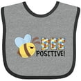 thumbnail image 3 of Inktastic Bee Positive Cute Bee Boys or Girls Baby Bib, 3 of 4