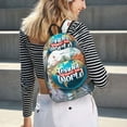 thumbnail image 5 of Disketp Travel Around The World Mochila de Lona Estampada, Mochila Escolar de Viaje Ligera para Estudiantes y Portátil-Small, 5 of 5