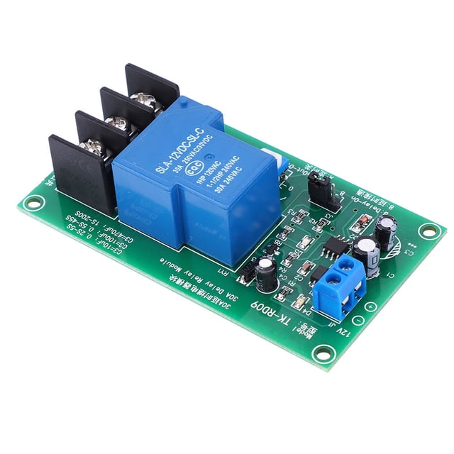 Module de Retard de Minuterie, la Résistance Réglable en Temps Précise Retardent Automatiquement le Module de Relais de 0,1 à 5 Secondes pour le Temps de Retard