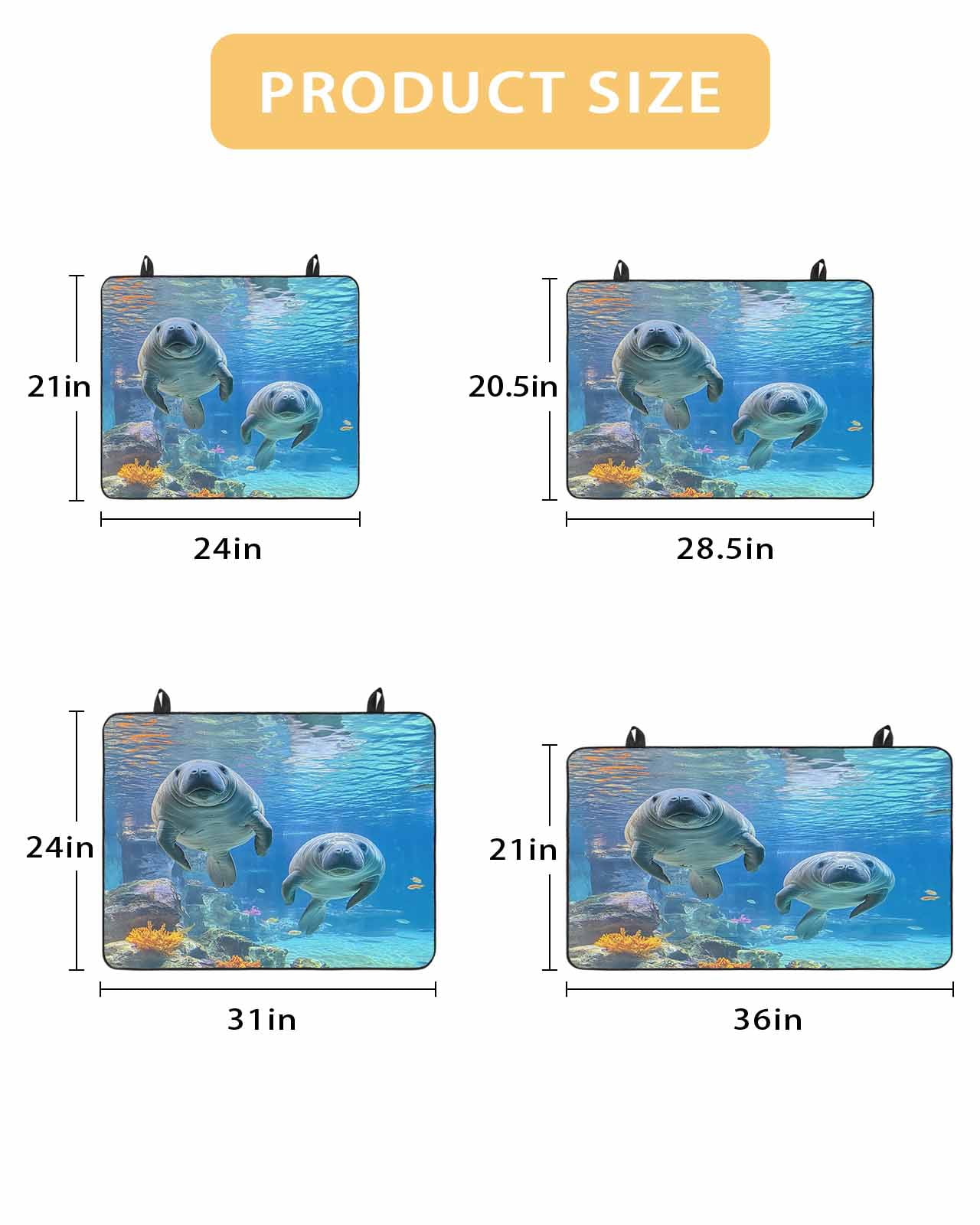 nqOlkjepod Large Induction Cooktop Protector Mat 24"x21", Blue Seal Coastal Stove Top Covers for Electric Stove, Nautical Summer Beach Ocean Decorative Stove Burner Cover Mats, Glass Top Stove Cover