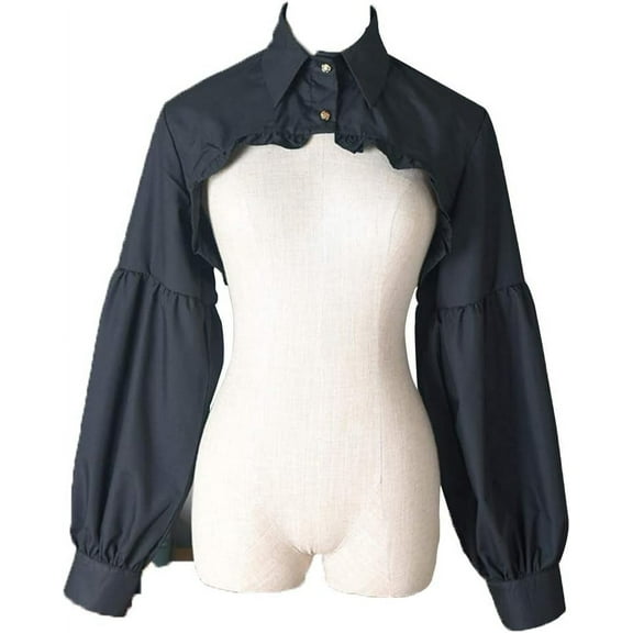 CAILDANL Detachable Blouse False Collar Half Shirt Blouse Collar Crop Top