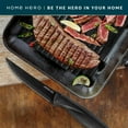 thumbnail image 4 of Home Hero - 6 Pcs Kitchen Knife Set & Steak Knifes - Stainless Steel, Black, 4 of 7