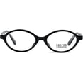 thumbnail image 2 of Small Frame Oval Glasses Anti Blue Light Tr90 Acetate Temple Retro Glasses Frame Eyeglasses Unisex, 2 of 8
