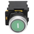 thumbnail image 1 of AC220V 10A Green Start Button Switch - ABS Material, Waterproof & Dustproof, Compact Lightweight Electrical Accessory with High Conductivity, Pressure/Corrosion Resistance, Impact & Oxidation, 1 of 6
