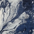 thumbnail image 3 of 3'x5' Blue Machine Woven Abstract Watercolor Indoor Area Rug, 3 of 3