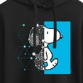 thumbnail image 3 of Peanuts - Snoopy Wire Frame - Juniors Cropped Pullover Hoodie, 3 of 6