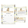 thumbnail image 1 of Inkdotpot Set Of 30Monkey Jungle Animals Baby Shower Invitations-Diaper Raffle Tickets And Baby Shower Book Request Cards Gender Neutral Invites Its A Boy Its A Girl, 1 of 1