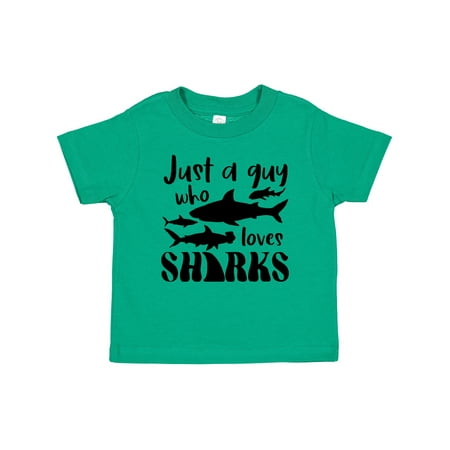 

Inktastic Just a Guy Who Loves Sharks Gift Baby Boy T-Shirt