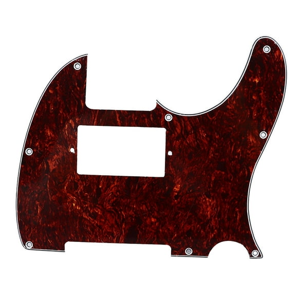 Guitar plektrumskydd PVC, Anti-Scratch, Decorative Noise reduction Gitarrskyddsplatta of the Fender Telecaster Red