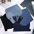 thumbnail image 4 of 8 piezas de pantalones elásticos de maternidad botón cintura pantalones cinturón extensión hebilla herramienta de alargamiento suministros Accesorios de disfraces TYPE3 Azul oscuro 1 pieza Guardurnaity BFH000101-04, 4 of 6