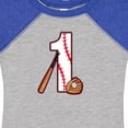 thumbnail image 4 of Inktastic Baseball First Birthday One Year Old Boys or Girls Baby Bodysuit, 4 of 5