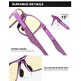 thumbnail image 4 of Gafas de bloqueo de luz azul ANYLUV para hombre Al-Mg Metal, 4 of 8