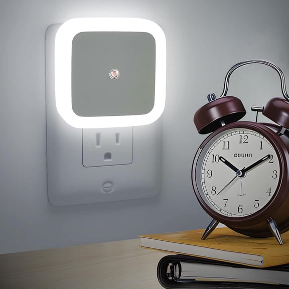 Night Lights Plug into Wall 4-Pack,LED Night Light Lamp with Smart Sensor Dusk to Dawn Sensor,Bright Nightlight for Kids Room Bedroom Hallway