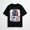 Black-59, variant on Cheer Football Cheerleading Mom of Both Messy Hair Bun T-Shirt