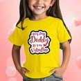 thumbnail image 2 of Yindaity Girls Boys Summer Tops Trendy Short Sleeve T-Shirt Casual Crew Neck Daily Shirt for Kids Toddler Children Cute Graphic Print Tee Blouse (Yellow,18-24 Months), 2 of 6