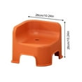 thumbnail image 4 of RBCKVXZ Bathroom Small Stool Plastic Stool Children's Stool Home Stepping Non Slip Thickened Plastic Stool Baby Low Stool Bathing Stool, 4 of 6