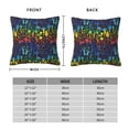 thumbnail image 2 of Yiaed Magical Mushrooms and Flowers Print Pillow Covers Super Soft Decorative Square Throw Pillow Covers Case Cushion Covers for Sofa Couch Bedroom Car Decor（No pillow core）-20"x20", 2 of 7