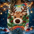 thumbnail image 2 of Ugly sweater christmas women Knit Sweater Long Sleeve For Holiday Size Casual Pullover Cozy Winter Fashion winter clothing for women, 2 of 5