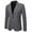 Gray, variant on WXLWZYWL Mens Casual Blazers Sport Coat Slim Fit Suit Blazer Jacket Two Button Lightweight for Casual Business
