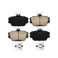 thumbnail image 6 of Detroit Axle - Front and Rear Ceramic Brake Pads with Clips Hardware for 1996-1997 Ford Thunderbird - [1993-1998 Lincoln Mark VIII] - 1996-1997 Mercury Cougar, 6 of 7