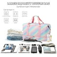 thumbnail image 4 of IvyH Gym Bag Women Travel Duffel Bag,40L Waterproof Weekender Overnight Bags with Wet Pocket & Shoes Compartment for Sports Travel Weekend, 4 of 9