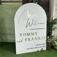 thumbnail image 2 of Customized Wedding Party Welcome Sign Glossy Backing 3D UV Print Text 20*32", 2 of 6