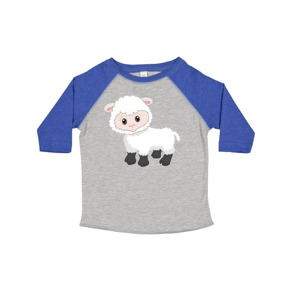 Inktastic Cute White Lamb Boys or Girls Toddler T-Shirt