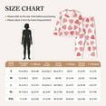 thumbnail image 4 of Yiaed Pink Hearts1 Print Pajamas Women's Long Sleeve Sleepwear Soft Button Down Loungewear Pjs Lounge Set Nightwear Womens Pajama Pants-, 4 of 7
