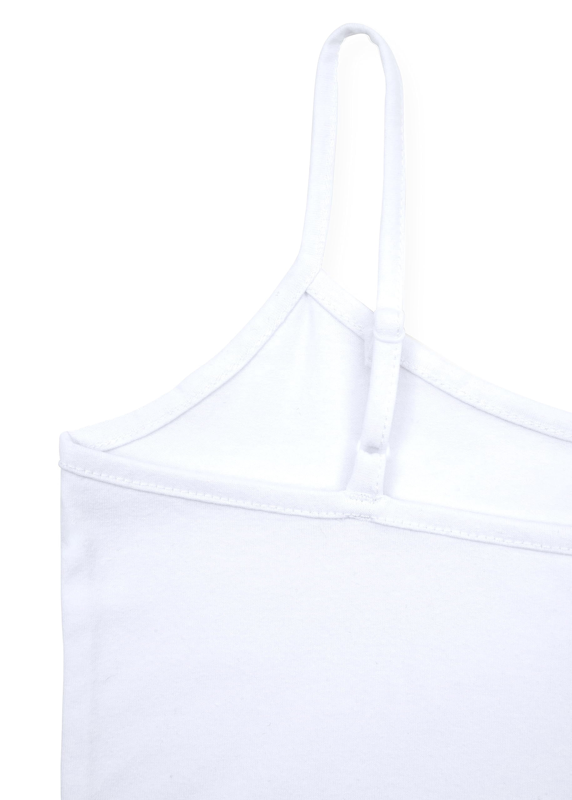Studio 3 Women's Basic Cami Tank Tops Adjustable Spaghetti Strap Essential Camisole Pack of 12 (6-pc White, 6-pc Grey, X-Large)