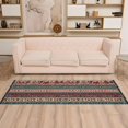 thumbnail image 2 of Yayeee Runner Rug for Bedroom 2'x6' Machine Washable Hallway Non Slip Mat, Tribal Geometric, 2 of 8