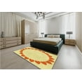 thumbnail image 4 of Ahgly Company Indoor Rectangle Patterned Carrot Orange Area Rugs, 2' x 4', 4 of 6
