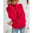 thumbnail image 5 of Sherrylily Fall Women Turtleneck Sweaters Batwing Pullover Winter Loose Knit Jumper, 5 of 7