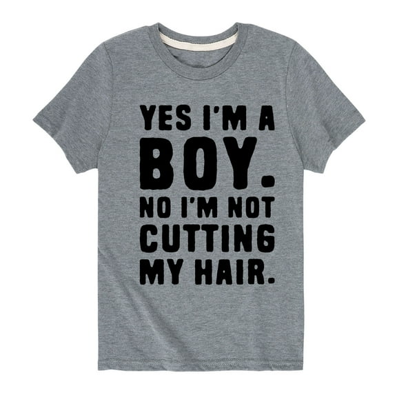 Instant Message - Not Cutting My Hair - Youth Short Sleeve T-Shirt