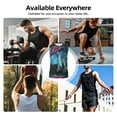 thumbnail image 7 of Kdxio Fantasy Mushrooms for Men's Muscle T-shirt,Sleeveless for Workout Running Athletic Gym Lounge Casual, 7 of 7