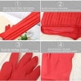 thumbnail image 3 of Guantes de goma de 3 piezas Guantes estampados para limpiar el hogar Limpiar el hogar, 3 of 5