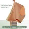 thumbnail image 4 of Varsbaby Women's Seamless Hipster Panties, 4 Pack Invisible Breathable Quick Dry Brief Ladies Stretch Panties, 4 of 8