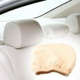 thumbnail image 6 of Black Premium Cloth Headrest Cover for Car, Truck, SUV, Auto Fit, 6 of 9
