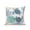 White, variant on 1 Pack Outdoor Throw Pillow, Ocean Turtle Waterproof Pillow with Insert Included, Nautical Sea Coral Conch Shells Watercolor Decorative Accent Cushion Sofa Pillows for Patio Porch, 16 x 16 In